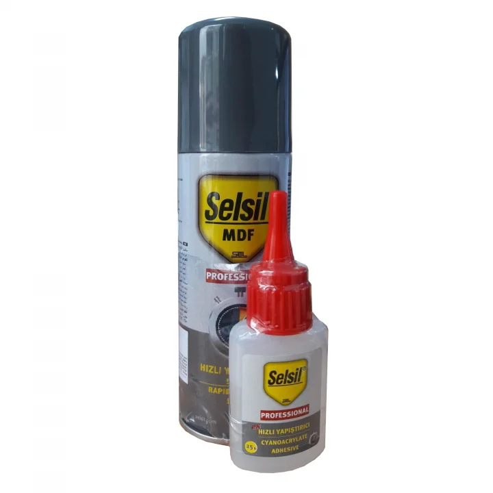 Mey İthalat® Selsil Hızlı Yapıştırıcı 200 ml + 50 gr Set