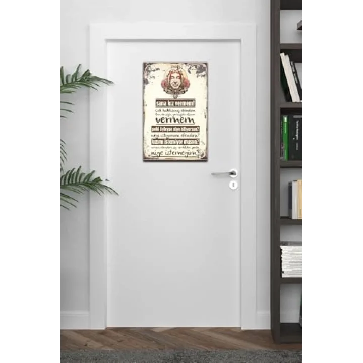 Şener Şen Replik Retro Vintage Drtr0100 Ahşap Mdf Tablo