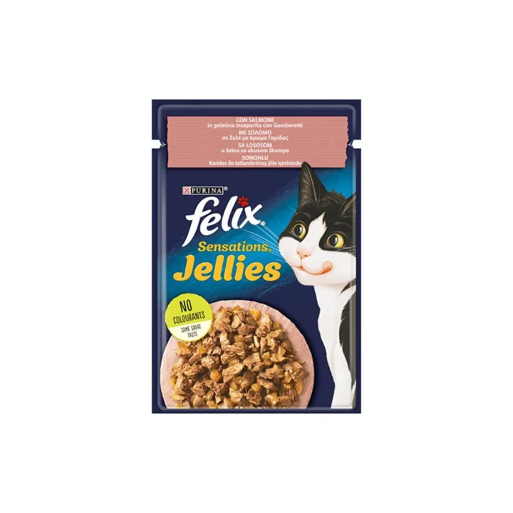 Sensation Somon & Karidesli Kedi Yaş Mama 85 gr