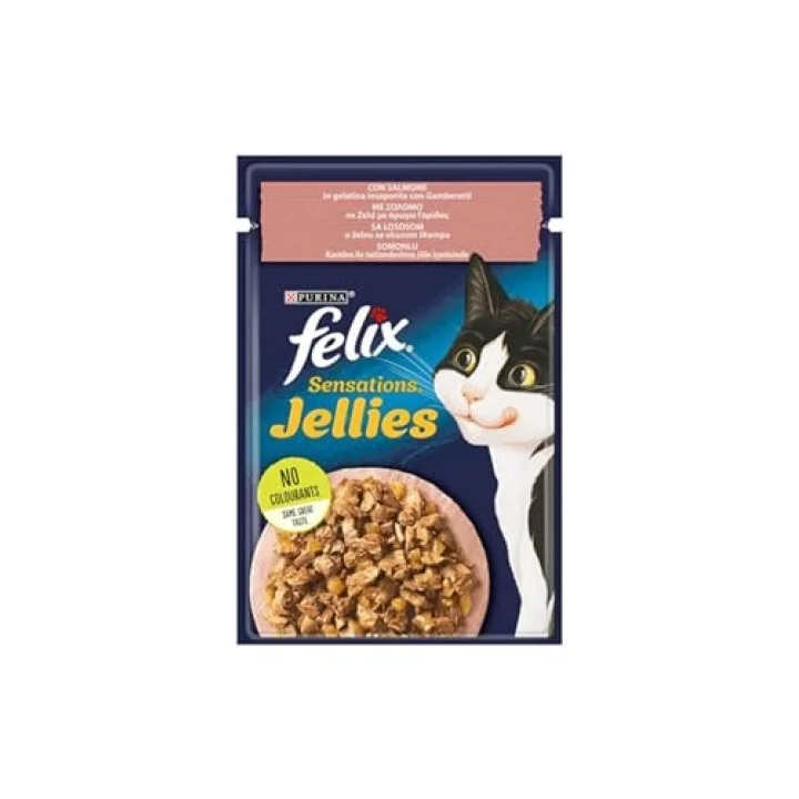 Sensation Somon & Karidesli Kedi Yaş Mama 85 gr