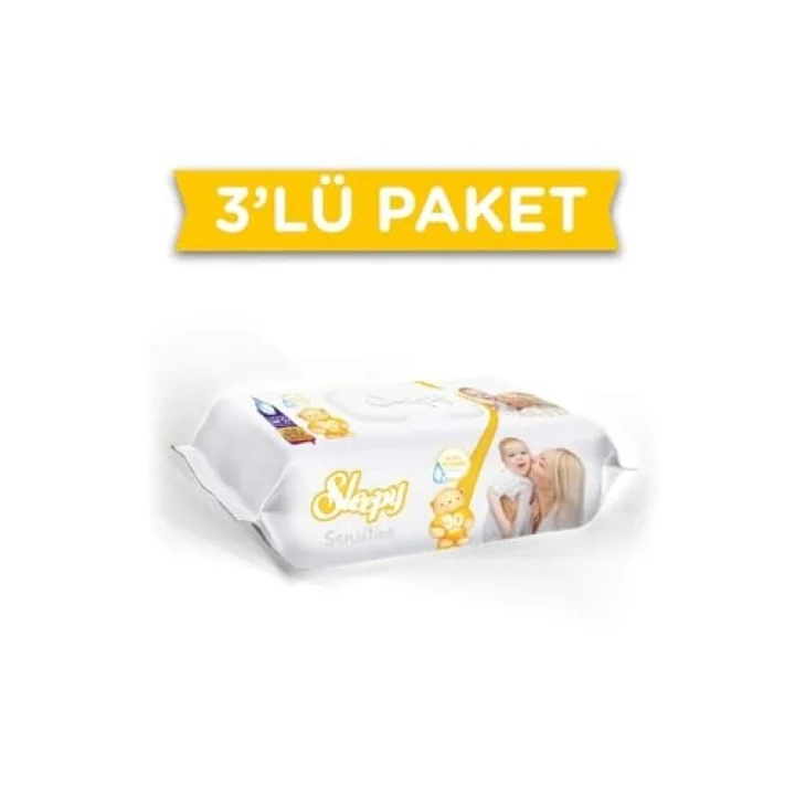 Sensitive 90lı Islak Havlu x 3 Adet