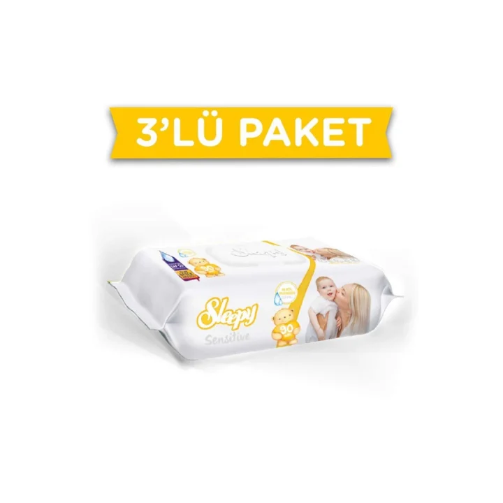 Sensitive 90lı Islak Havlu x 3 Adet