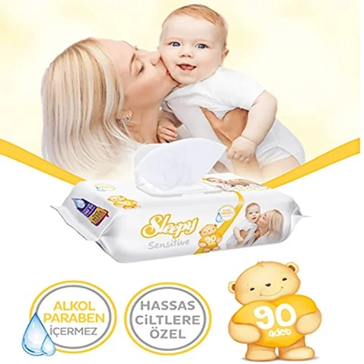 Sensitive Islak Havlu 12 x 90lı 12 Paket 1080 Yaprak