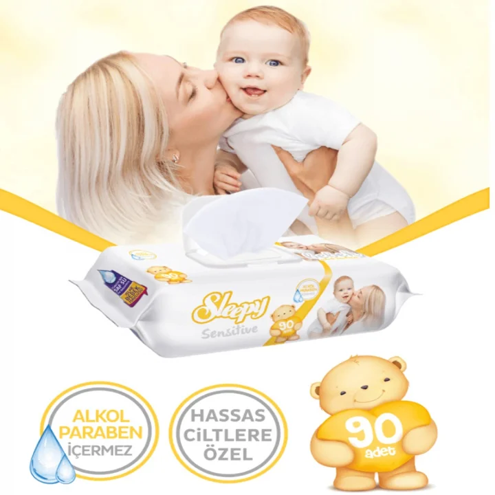 Sensitive Islak Havlu 12 x 90lı 12 Paket 1080 Yaprak