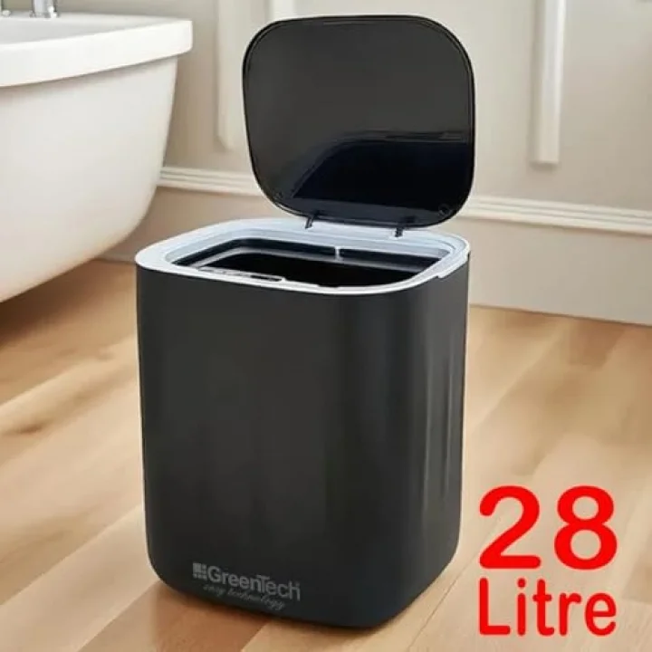 Sensörlü 28 Litre Çöp Kovası (Şarj Edilebilir Lityum Pilli) / GT-SC07S