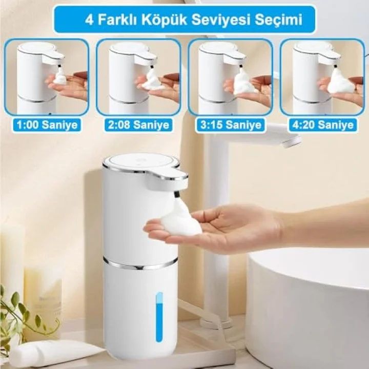 Sensörlü USB Şarjlı Köpük Sabunluk/GT-SD03