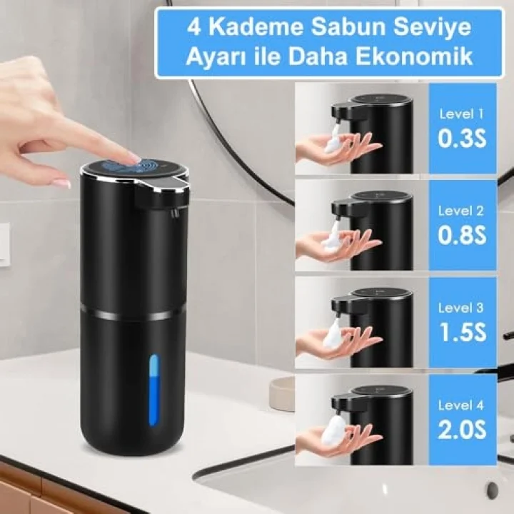Sensörlü USB Şarjlı Köpük Sabunluk/GT-SD03S