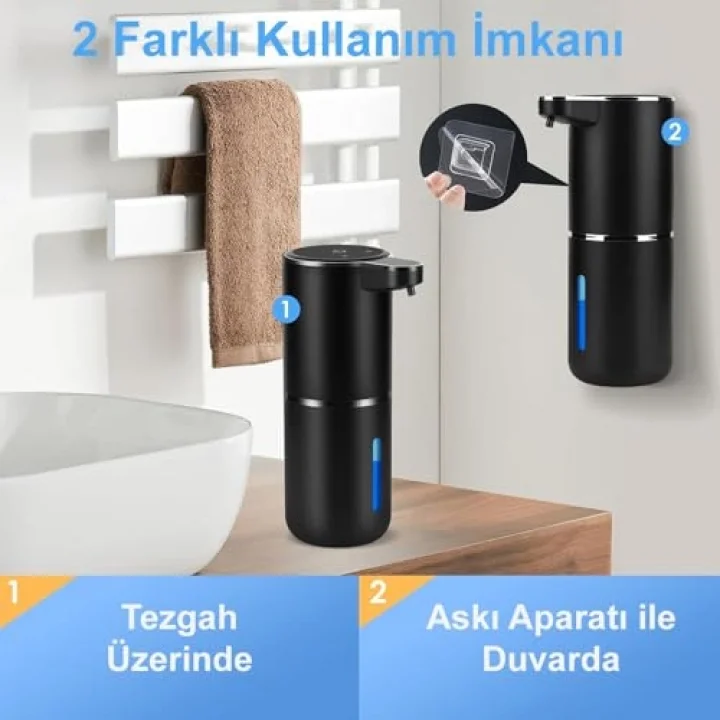 Sensörlü USB Şarjlı Köpük Sabunluk/GT-SD03S