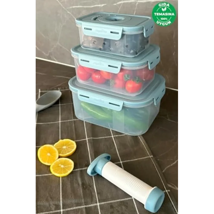 SEOUL TAZE ÜRÜN SAKLAMA KABI 3LÜ SET