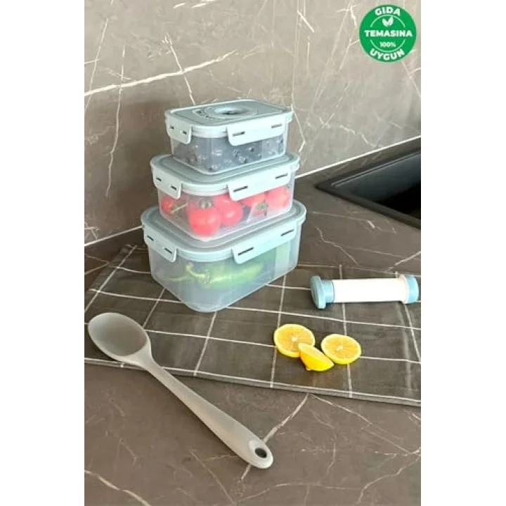 SEOUL TAZE ÜRÜN SAKLAMA KABI 3LÜ SET
