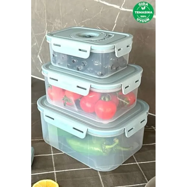 SEOUL TAZE ÜRÜN SAKLAMA KABI 3LÜ SET