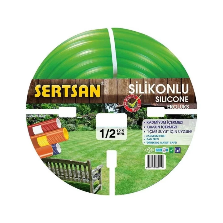 Mey İthalat® Sertsan 1/2 Ekolüks Silikonlu Hortum 25 Metre