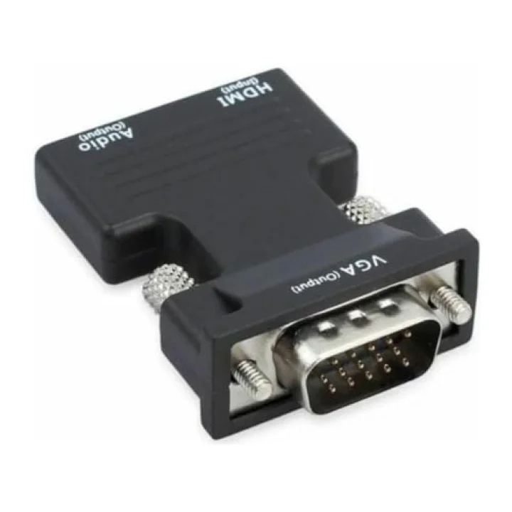 Ses Destekli HDMI To VGA Dönüştürücü Adaptör