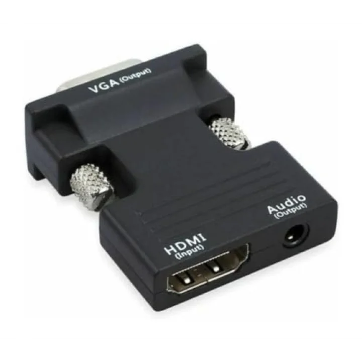 Ses Destekli HDMI To VGA Dönüştürücü Adaptör