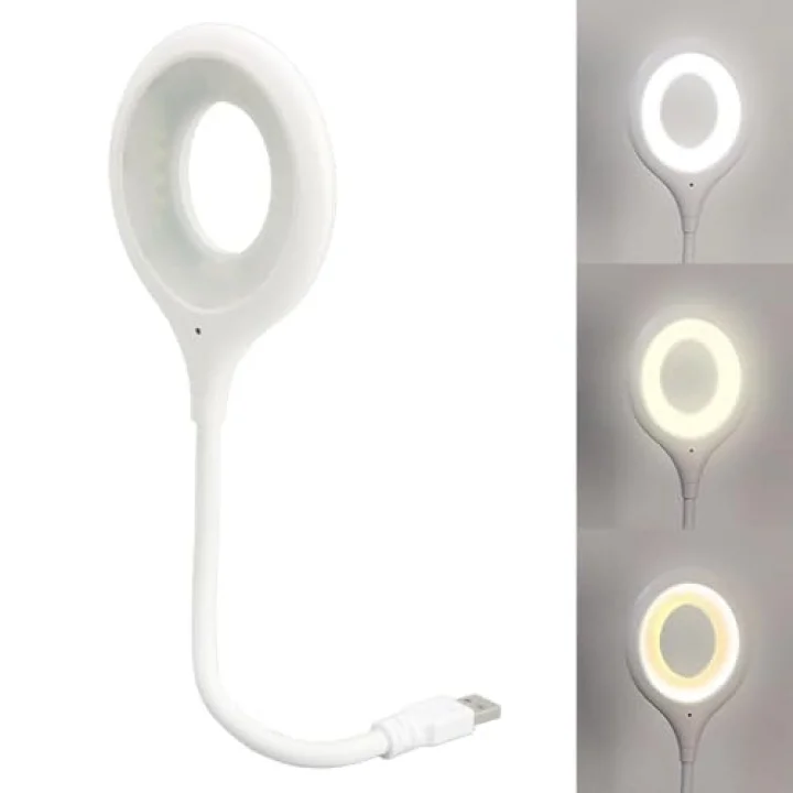 Sesle Kontrol 3 Renk Işık Modlu Akrobat USB LED Kitap Okuma Işığı, USB Gece Işığı Lambası, 20 LED, Sesle Kontrol Masası Işığı, Ses Komutları Açıklamada Mevcuttur