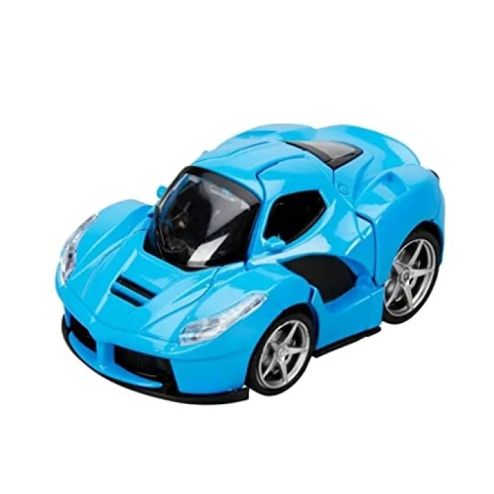 Sesli ve Işıklı Model Arabalar 11,5 cm. - Kiremit Rengi