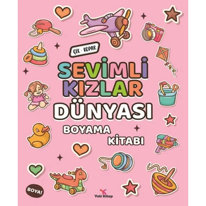 Sevimli Kızlar Dünyası Boyama Kitabı