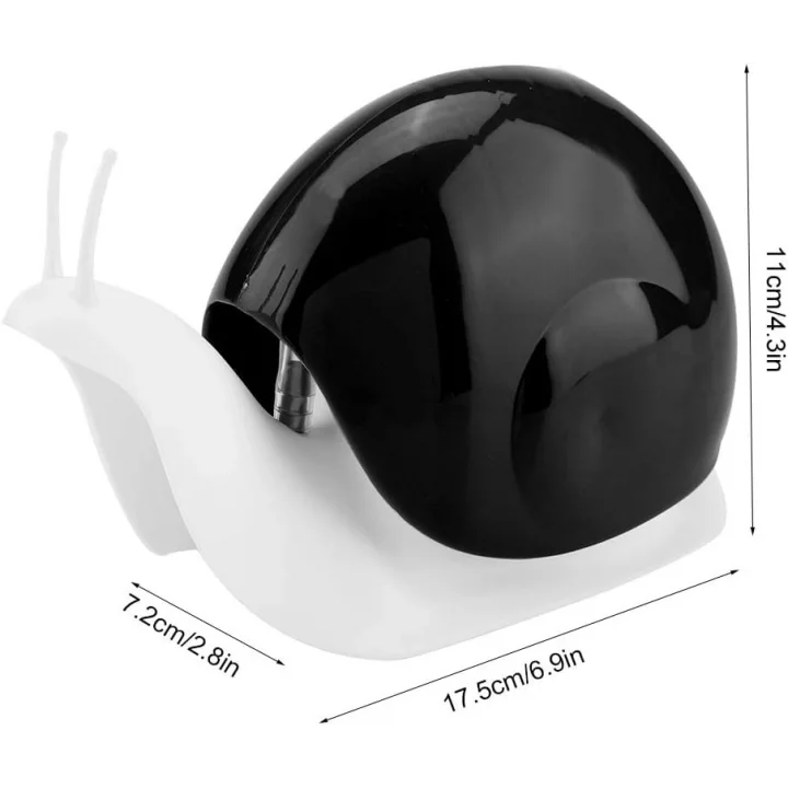 Sevimli Salyangoz Şeklinde Sıvı Sabunluk, Plastik, Çok Renkli, 11 cm Yükseklik, 16 cm Uzunluk