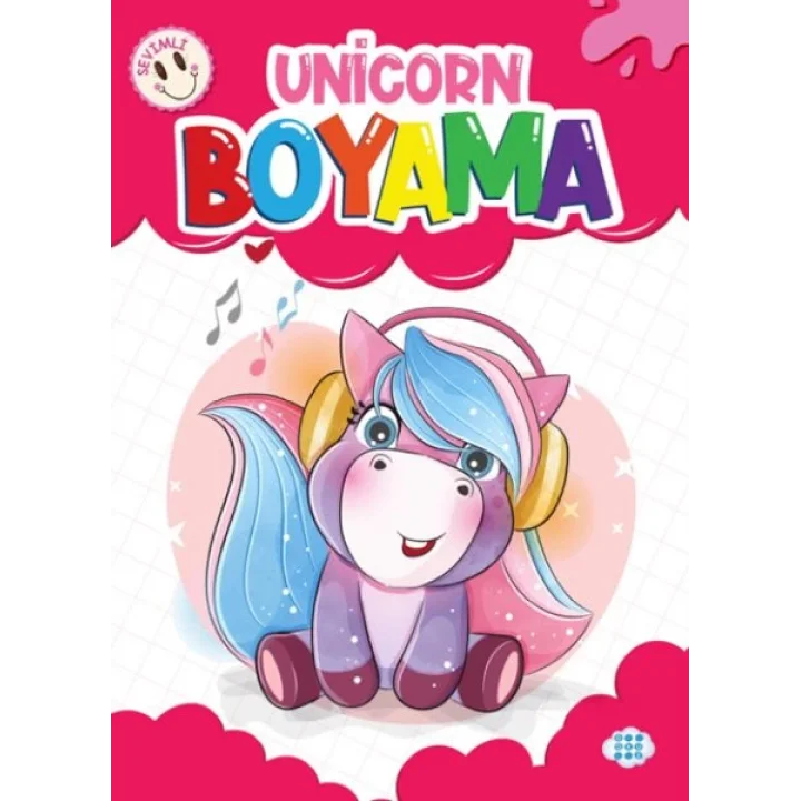 Sevimli Unicorn Boyama