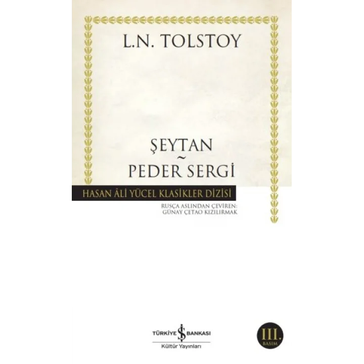 Şeytan - Peder Sergi - Hasan Ali Yücel Klasikleri