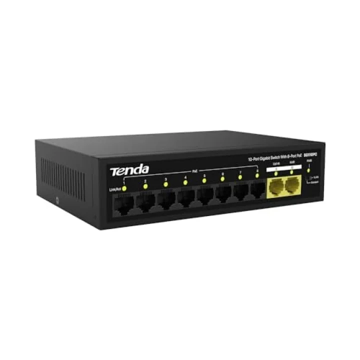 SG110PC 10 Portlu Gigabit Lite PoE Anahtarı, 8 Portlu PoE (Siyah)