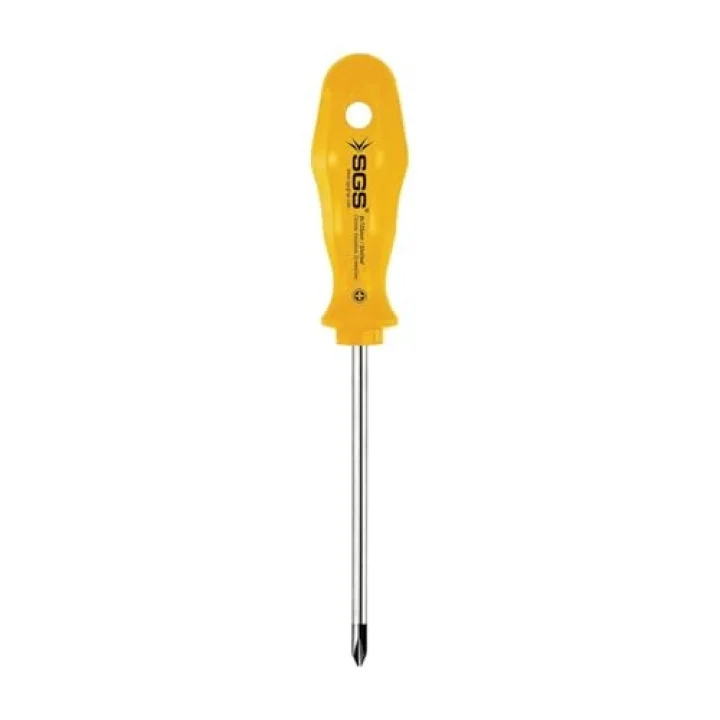 SGS Yıldız Tornavida, Sarı Seri, 3x80 mm, Krom Çelik Gövde, SGS1030