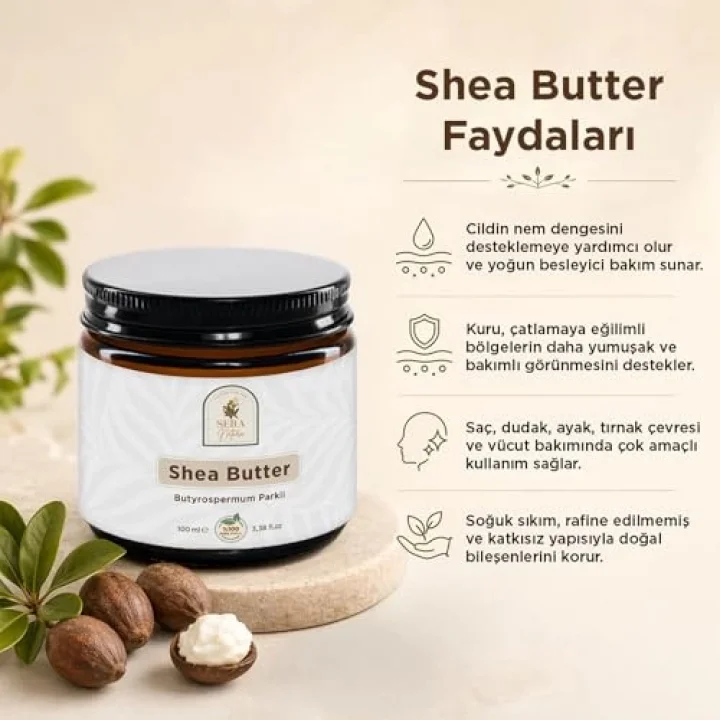 Shea Butter Yağı 100 ml%100 Saf
