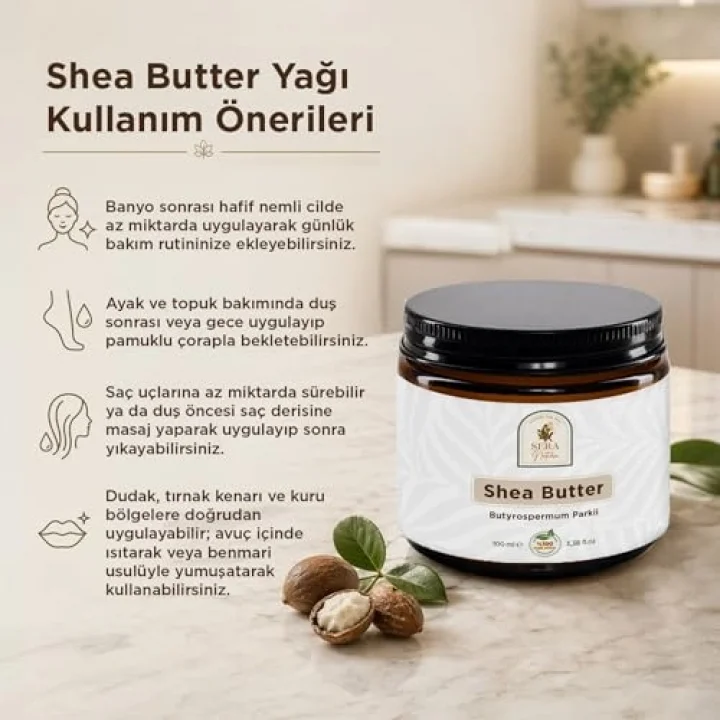 Shea Butter Yağı 100 ml%100 Saf