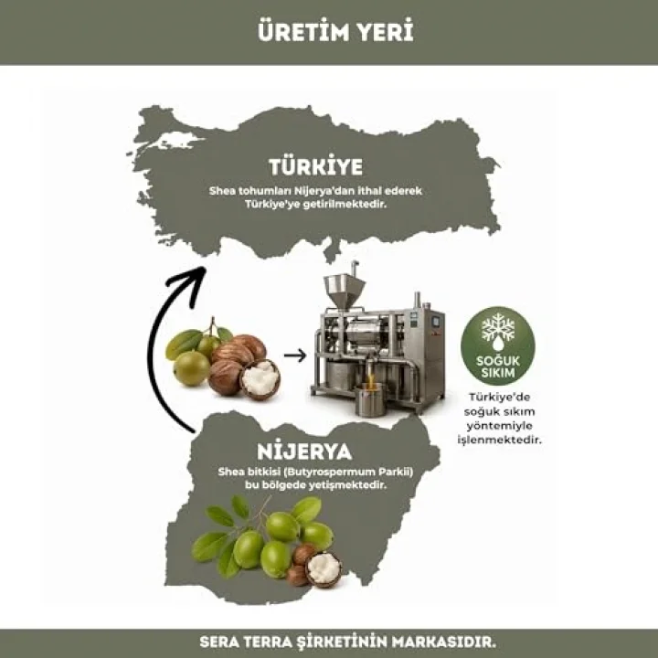 Shea Butter Yağı 100 ml%100 Saf