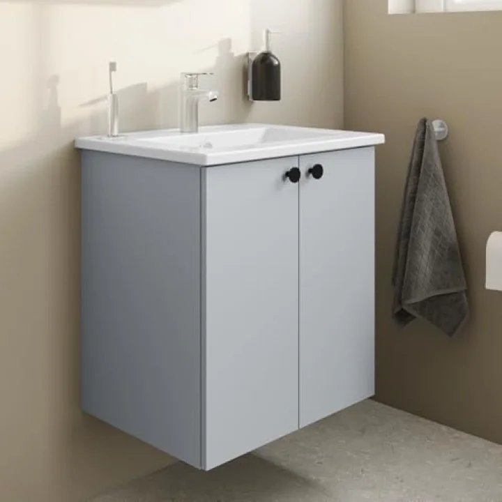 Shift T20 81003 Kapaklı Lavabo Dolabı, Kül Gri, 60 cm
