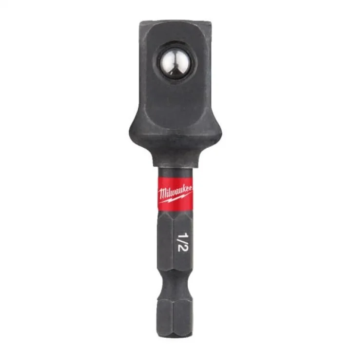 SHOCKWAVE Lokma Anahtarı 50 mm, 1/4 inç Altıgen 1/2 inç Kare üzerinde, Özel Çelik Adaptör Seti