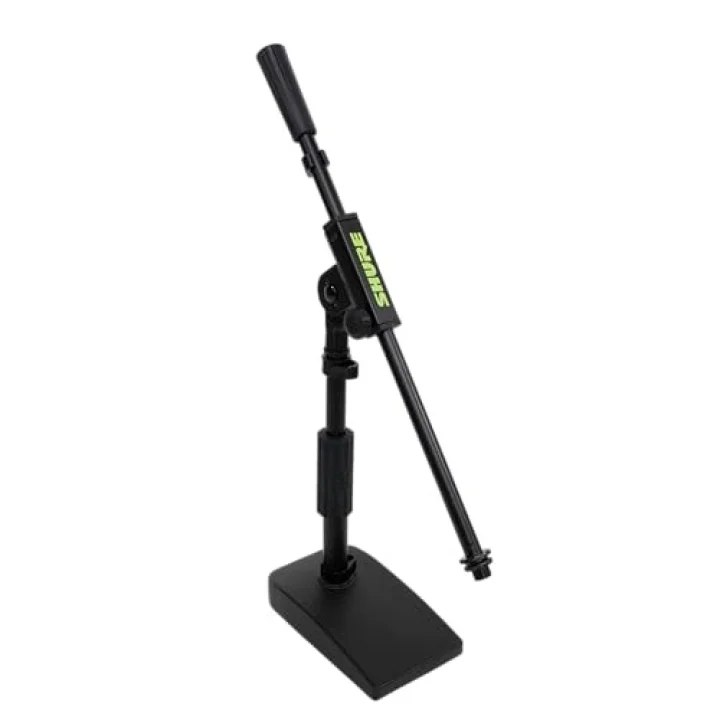 Shure by Tek Bölümlü Bomlu Kompakt, Düşük Profilli Mikrofon Standı; (SH-DESKTOP2)