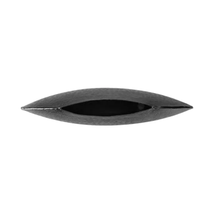 Sia Siyah Oval Vazo 25cm