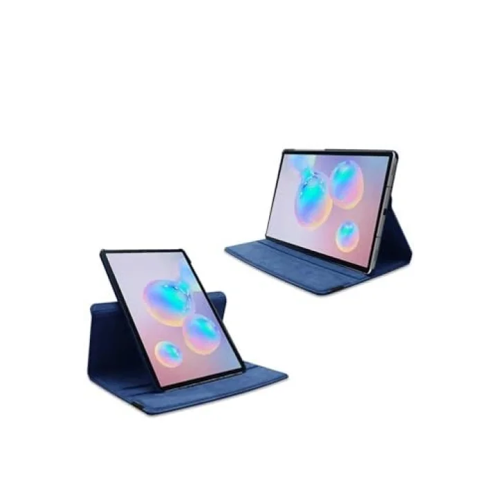 Side Eye Galaxy Tab S7 FE LTE (T737, T736, T733, T730) Zore Dönebilen Standlı Kılıf, Lacivert