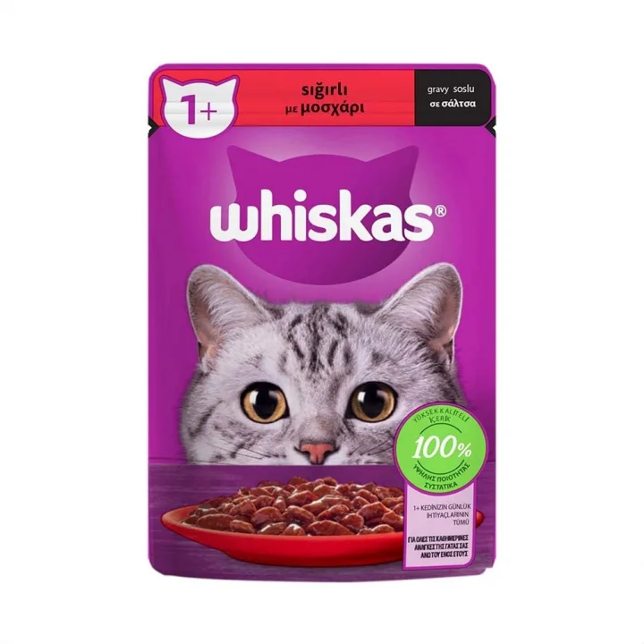 Sığırlı Poşet Yaş Mama 85 G Tekli Paket