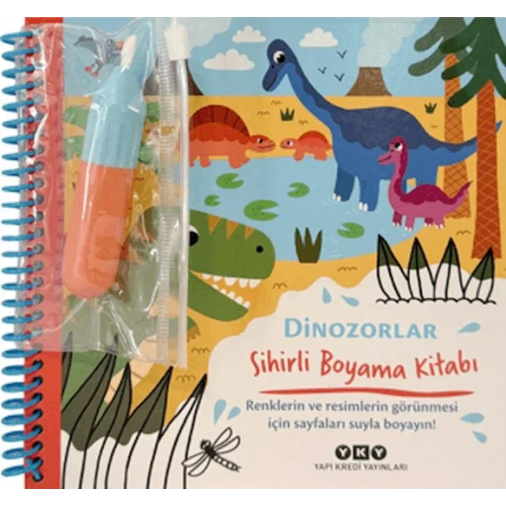 Sihirli Boyama Kitabı - Dinozorlar