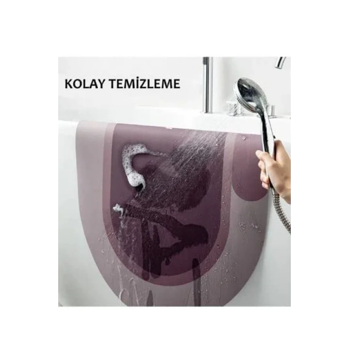 Sihirli Su Emici Banyo Paspası Kaymaz Tabanlı Abdest Paspası