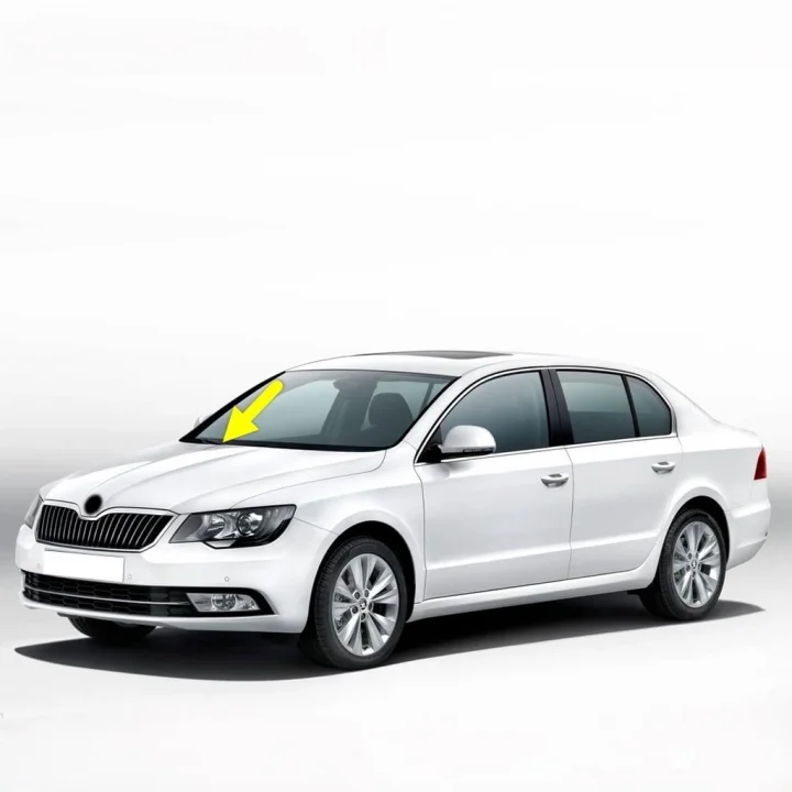 Silecek Kolu Sağ Yolcu Tarafı Ön 3T1955410A Skoda Superb 2 ile uyumlu 2013-2015