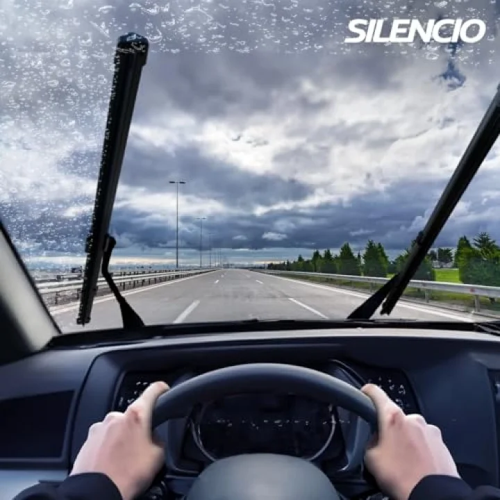 Silencio Flat Blade Set Silecek Seti Mercedes SLC (2016 ve sonrası), SLK (2004-2011) (550+550 MM) 574340