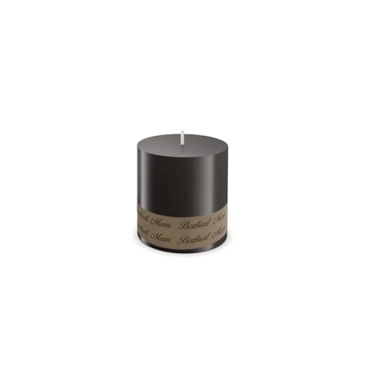 Simagift Simagift Bozkurt Mum Silindir Mum 7Cm Çap X 7Cm Boy Dev Mum 7 Cmx 7Cm Silindir Mum 7X7 Cm Siyah