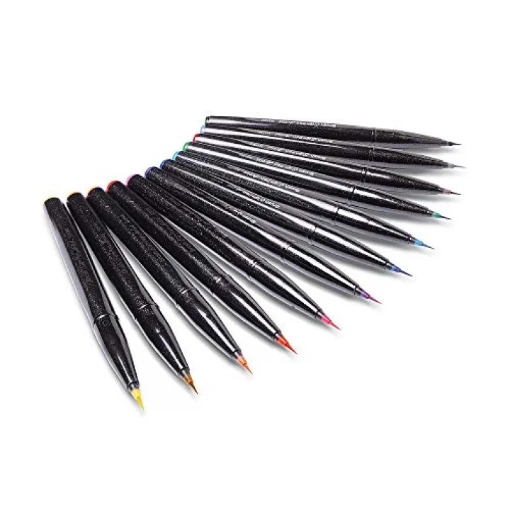 Sing Pen Brush İnce Uçlu Fırça Kalem SARI