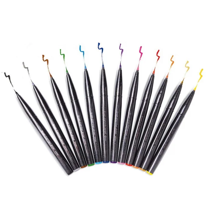 Sing Pen Brush İnce Uçlu Fırça Kalem SARI