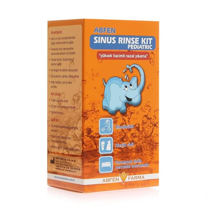 Sinus Rinse Pediatric Kit 25 Yedek Poşet