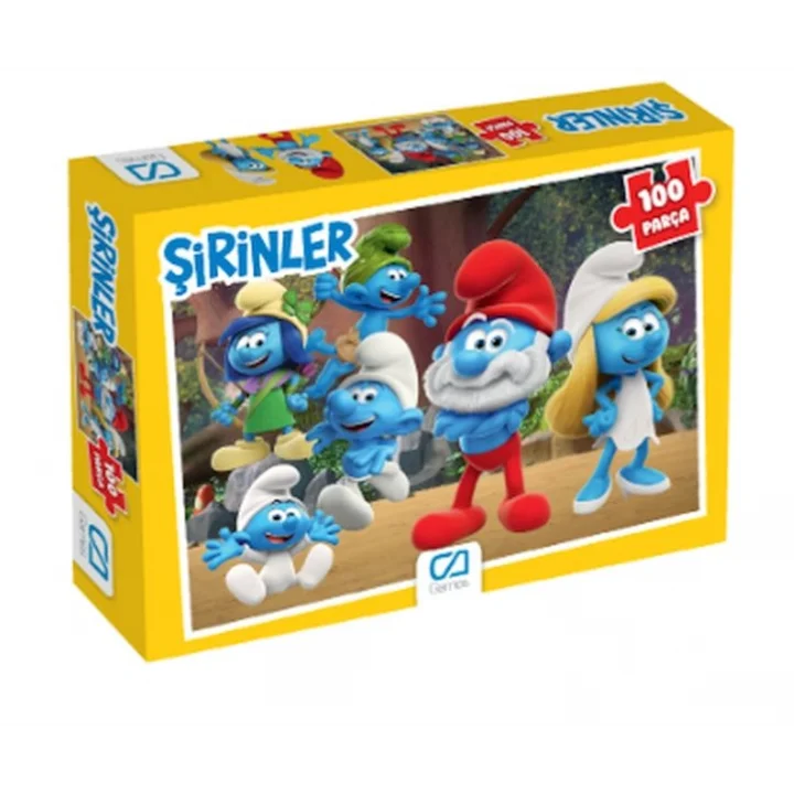 Şirinler Puzzle 100