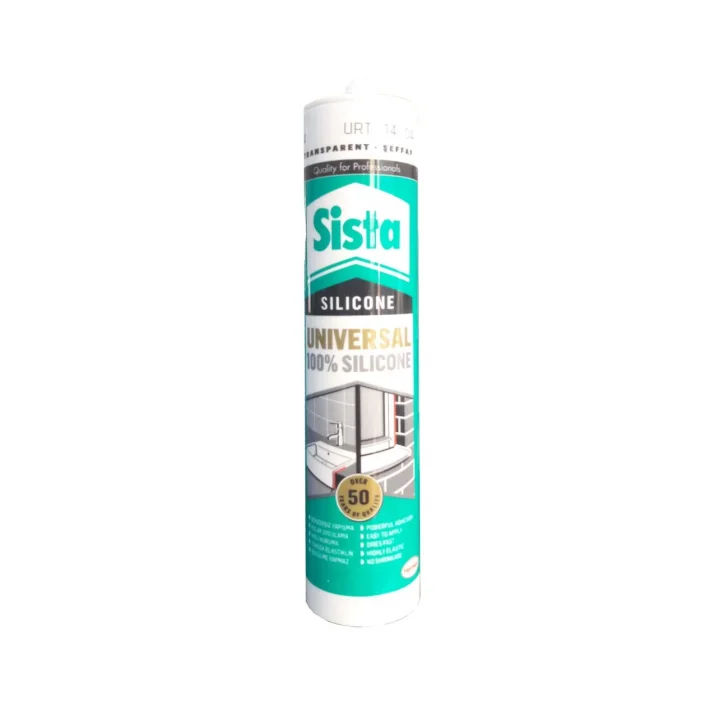 Mey İthalat® Sista Üniversal Şeffaf Silikon 280 ml