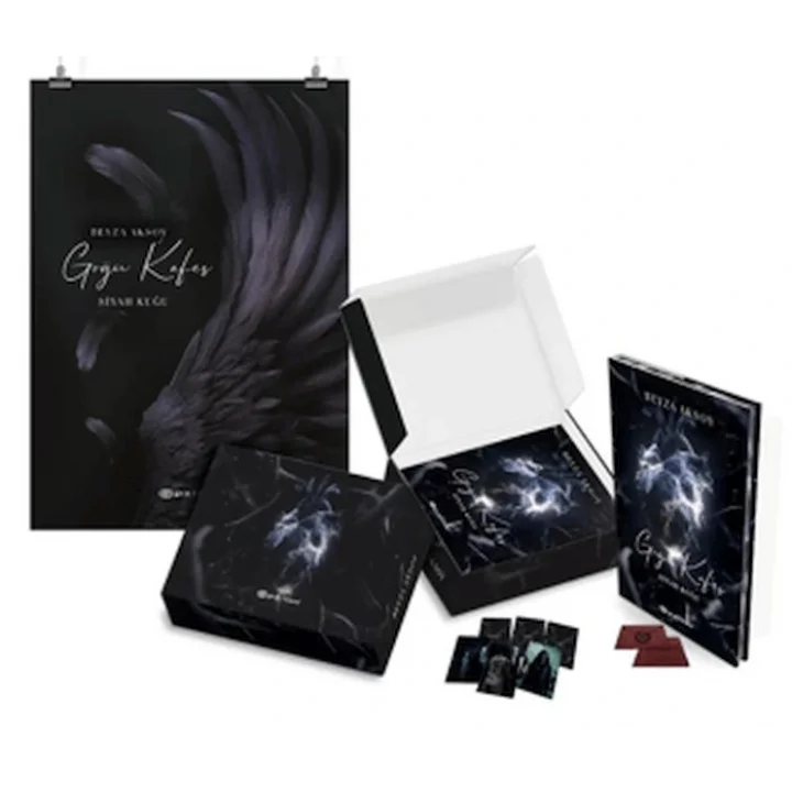 Siyah Kuğu 3 Göğü Kafes (Kutulu Set)