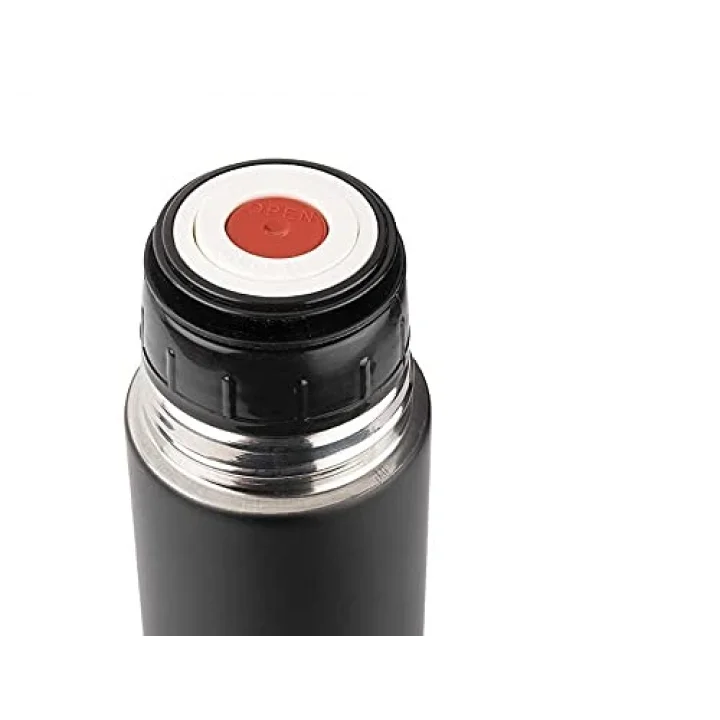 SİYAH PASLANMAZ ÇELİK TERMOS 500ML