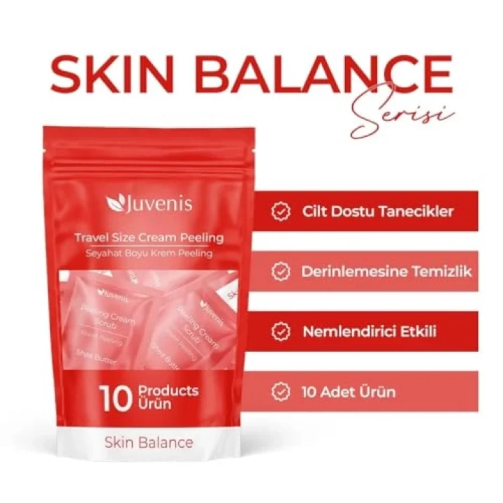 Skin Balance Krem Peeling Seyahat Seti