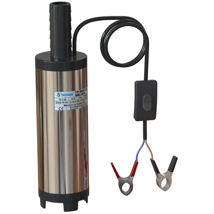 SKLD12G Kalem Dalgıç Pompası 3 mss 720 litre/h 12 VOLT -Manuel
