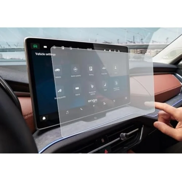 Skoda Kodiaq 10 İnç İle Uyumlu Mat Ekran Koruyucu Multimedya Şeffaf